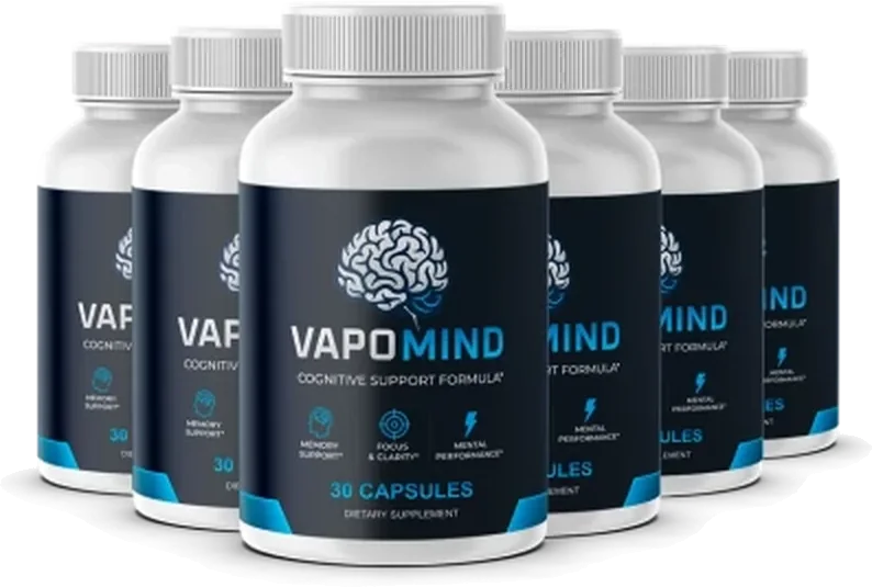 6 Bottles of VapoMind cognitive support capsules